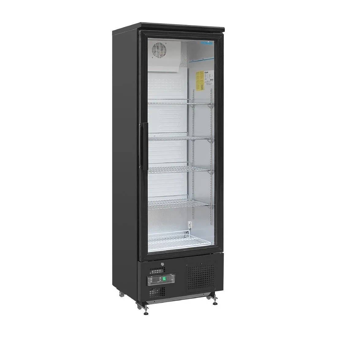 Achterbar Koelkast - 1 Draaideur met Glas - 307 L