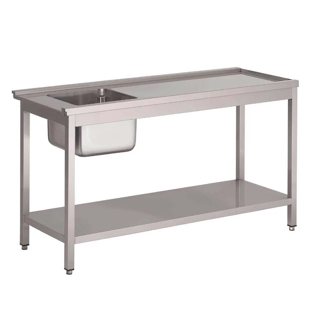 Linker voorwasbak voor kapvaatwasser GL896 - L 1200mm