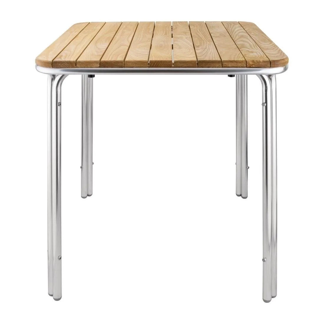 Vierkante Tafel Van Essen- en Aluminium 700mm
