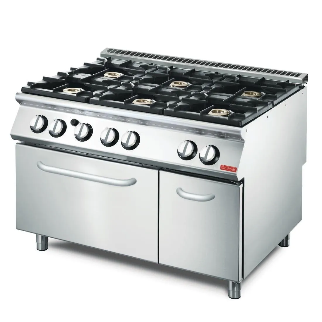 Fornuis 6 Pitten en Oven Gas 700