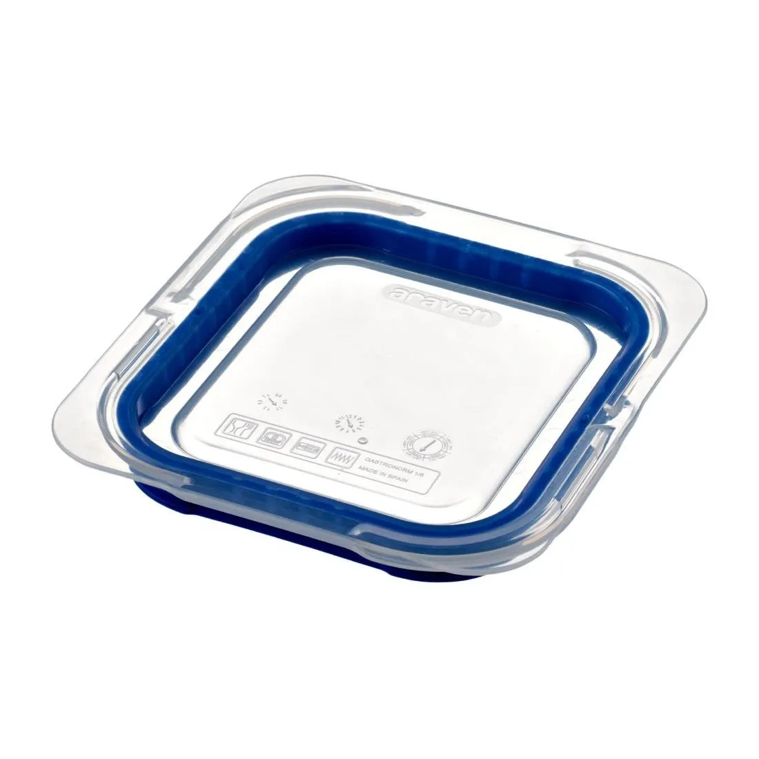 Blauw deksel van BPA-vrij ABS - GN 1/6