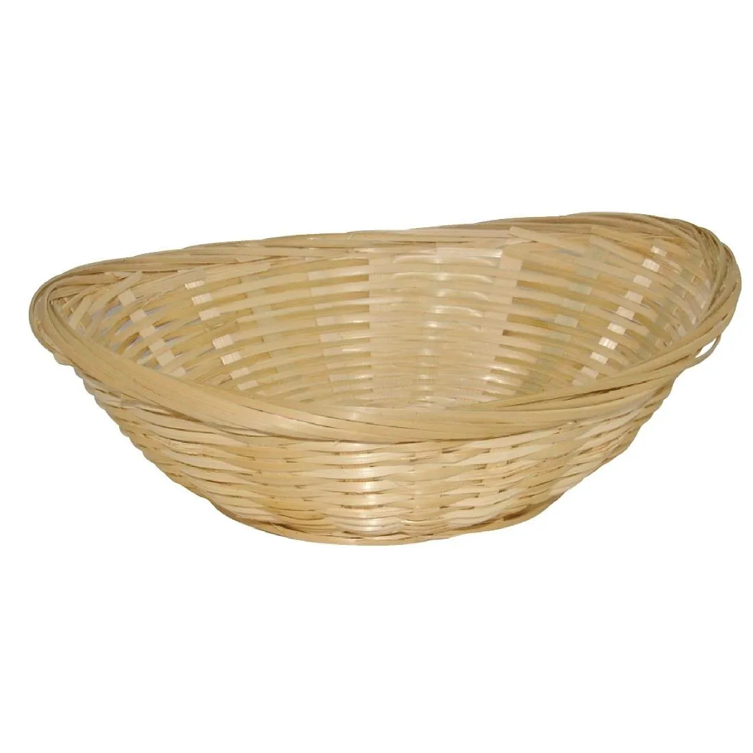 Broodmand van ovale wilgentenen - Set van 6