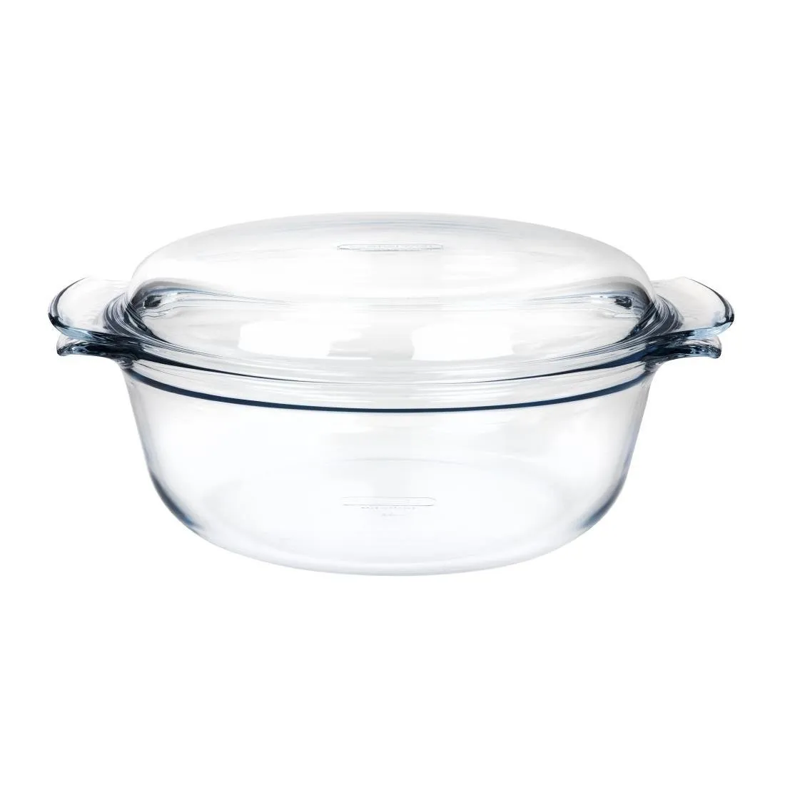 Ronde glazen braadpan - 3,75L