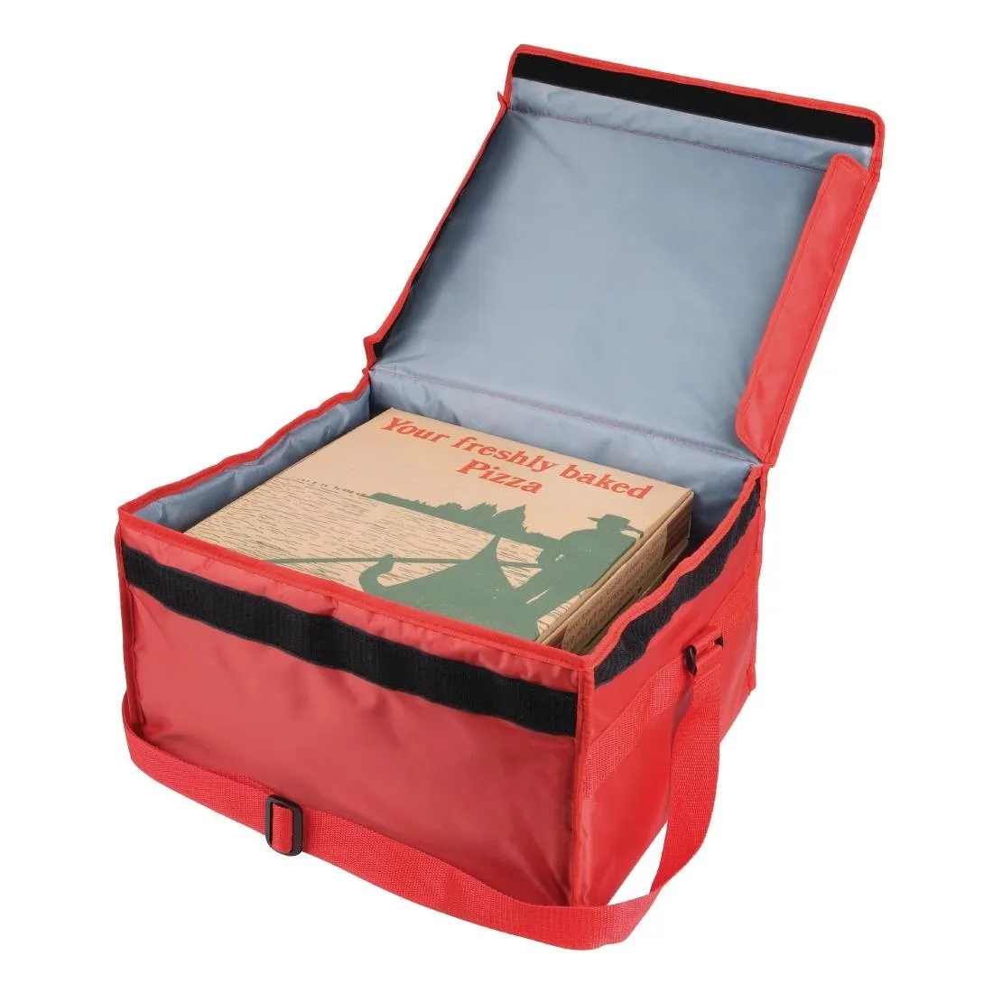 Grote thermische pizzabezorgtas van nylon