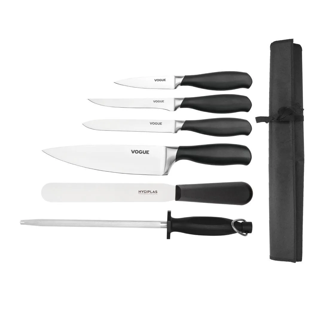 Set van 6 messen met Soft Grip