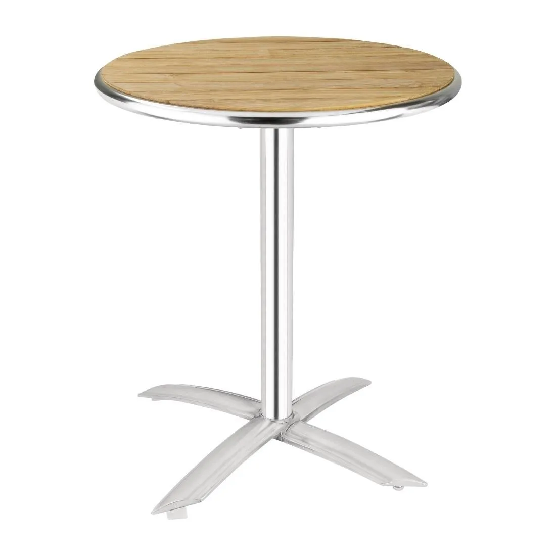 Tafel met inklapbaar blad van hout Ø 60 cm