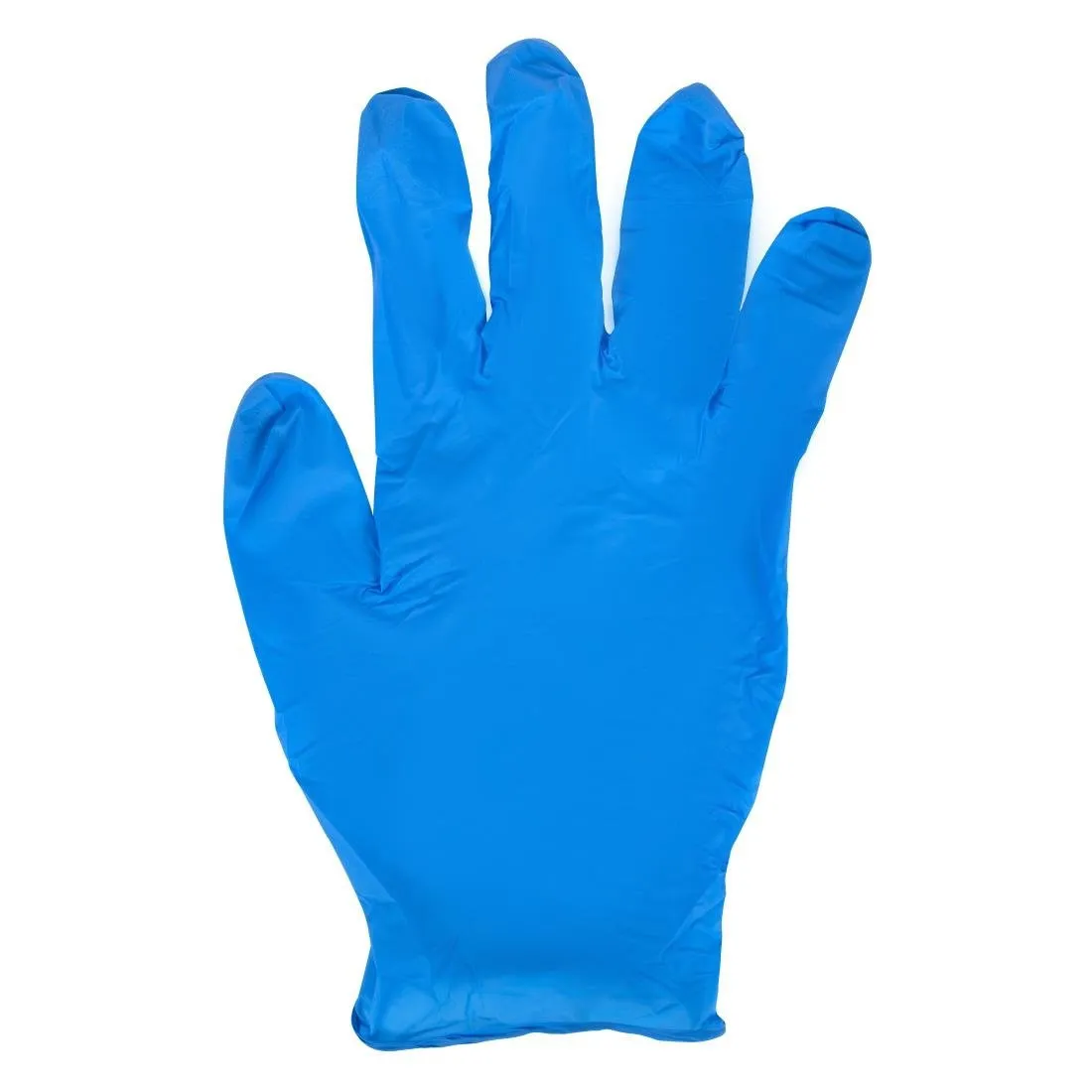 Niet-gepoederde blauwe nitrilhandschoenen maat M - Pak van 100