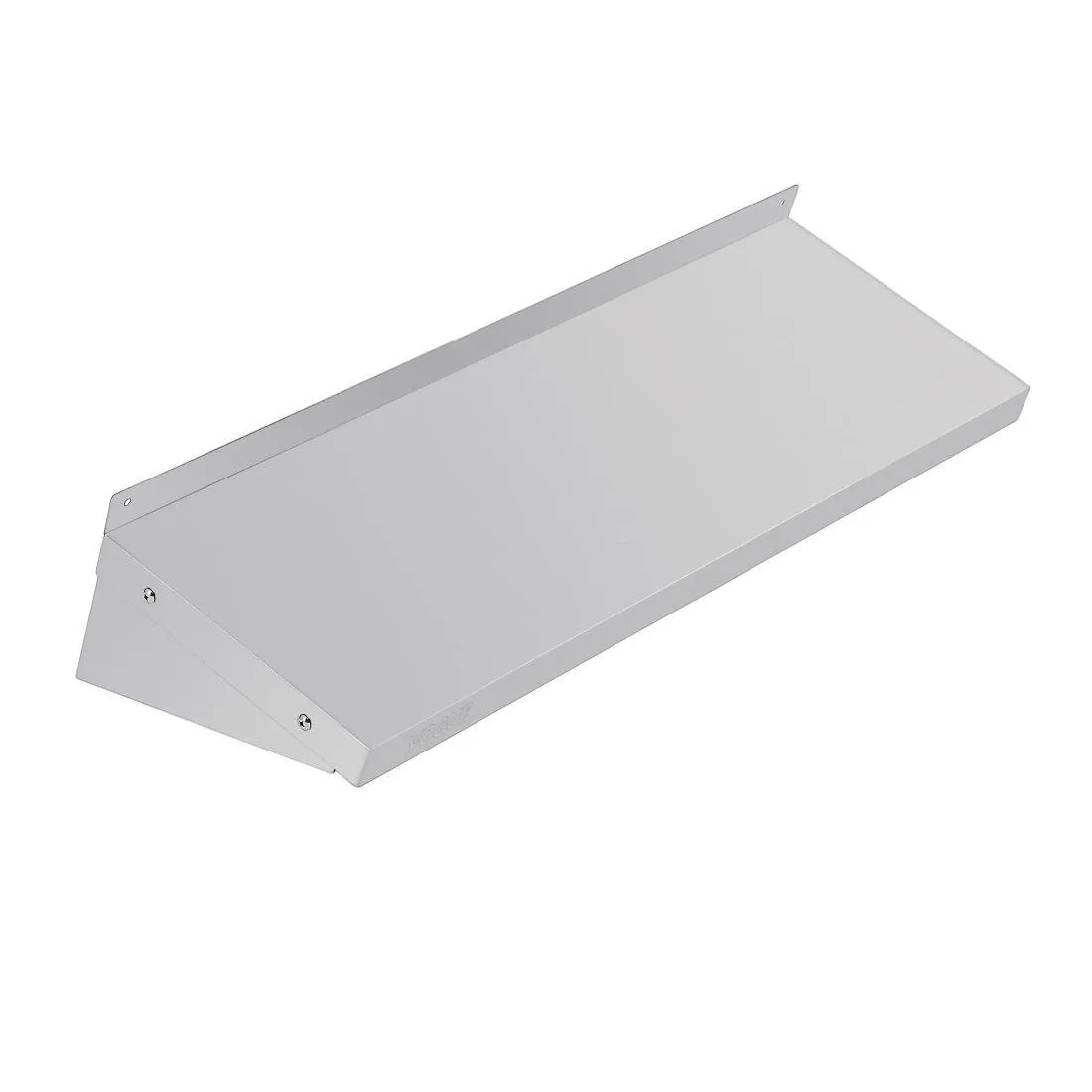 Wandplank van roestvrij staal - L 900 mm