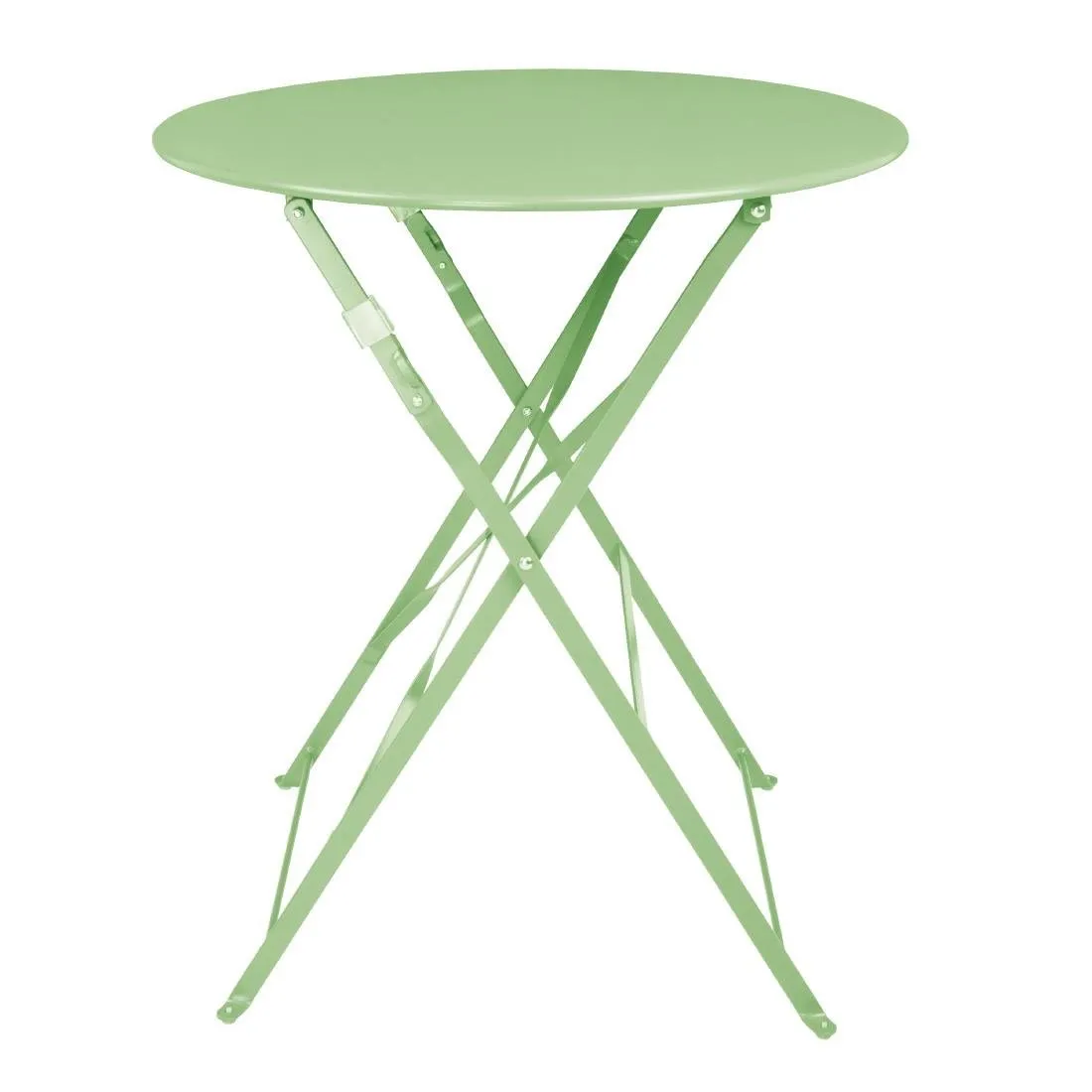 Vierkante Opklapbare Tafel van Lichtgroen Staal 595 mm