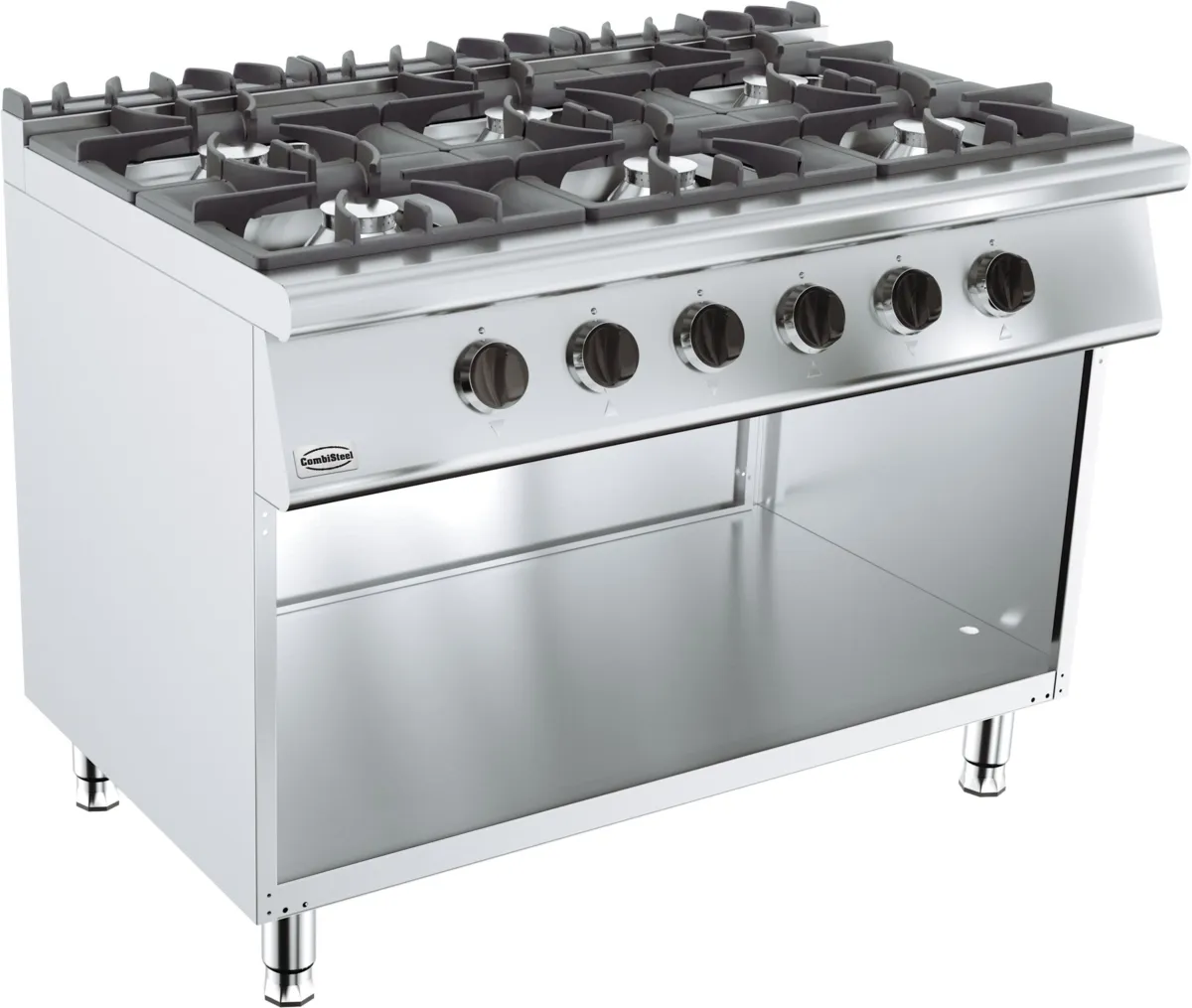 Professionele Fornuis 700 op Gas - 6 Branders