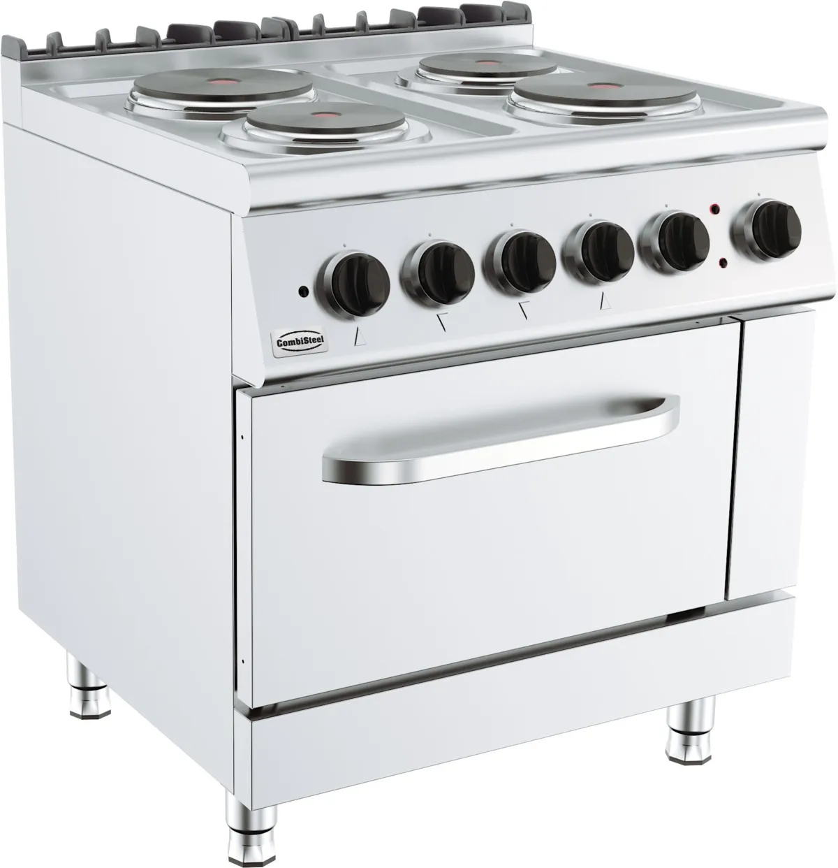 Professionele oven 700 met elektrische oven - 4 kookplaten