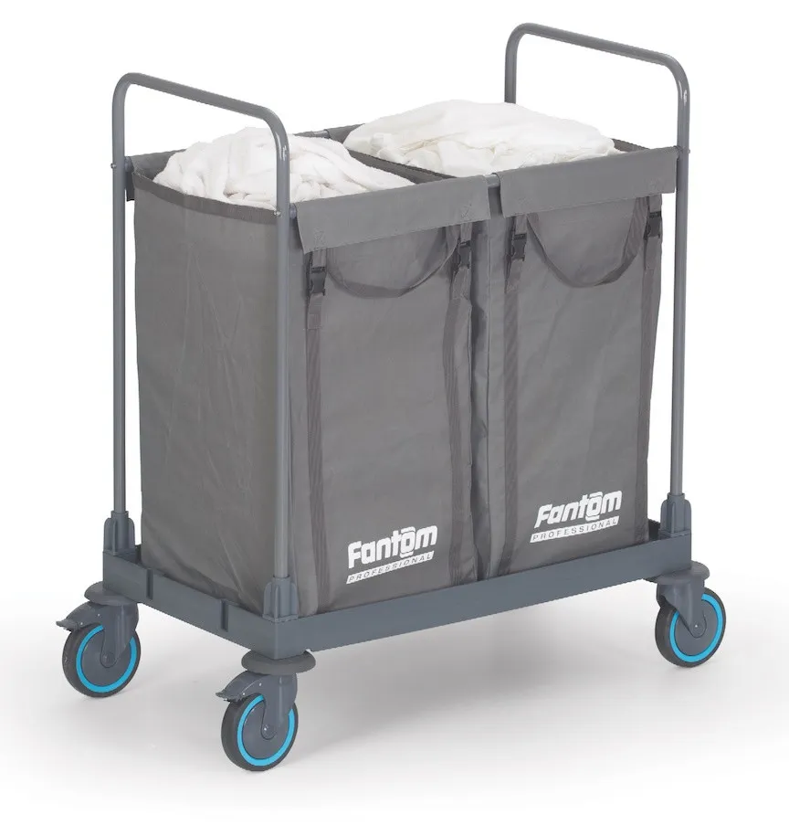 Wasmand op wielen - 2 x 125 L
