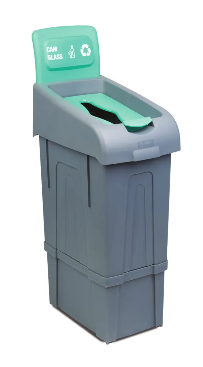 Afvalbak voor gescheiden afval 80 L - Glas