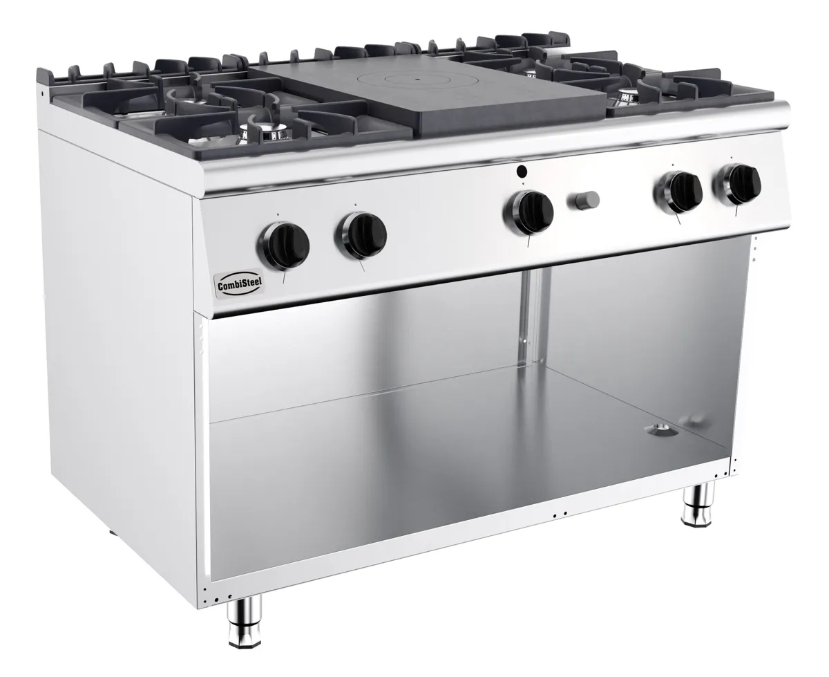 Professionele Fornuis 700 op Gas - 4 Branders