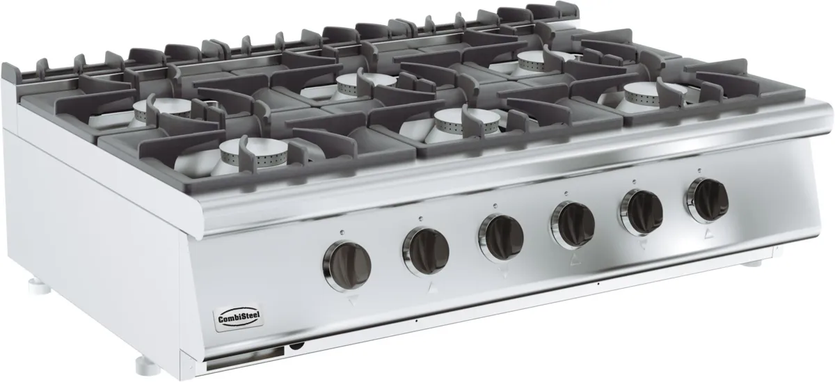Inbouwgasfornuis 700 - 6 branders - 6500 W
