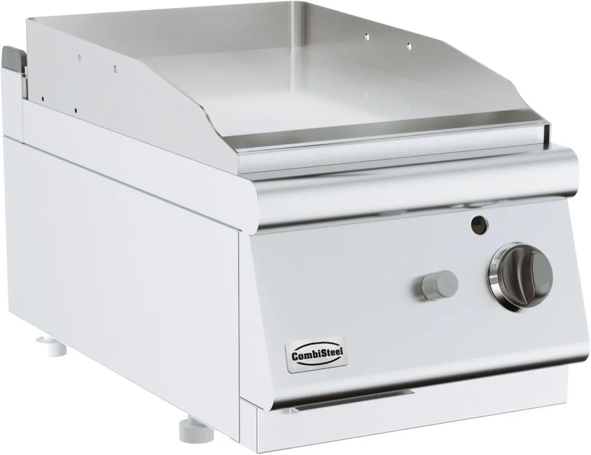 Plancha op Gas Chroom Glad - 700 - 6500 W