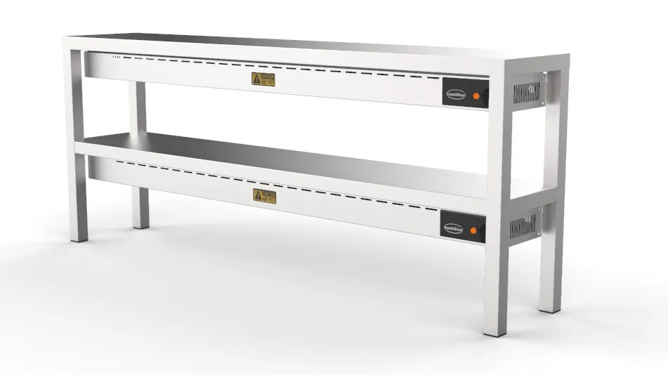 Keramische Verwarmde Plank - 2 Niveaus - L 2000 x D 300 mm