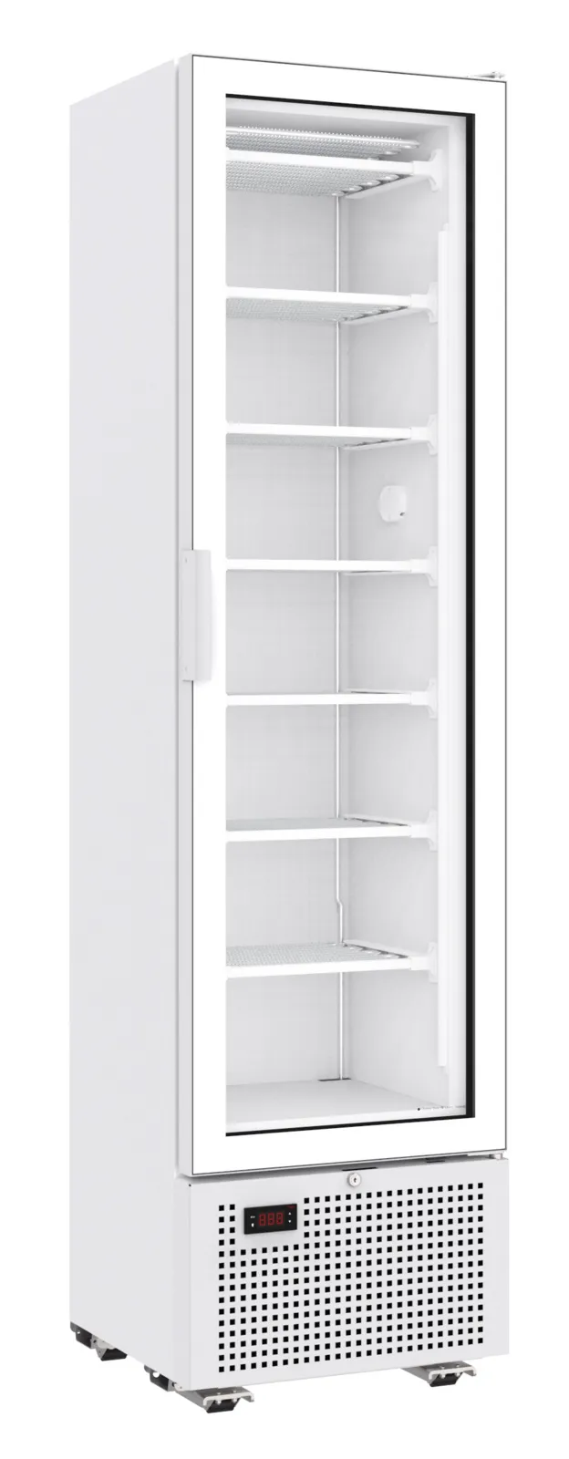 Witte Negatieve Koelkastkast - 1 Glazen Deur - 221 L