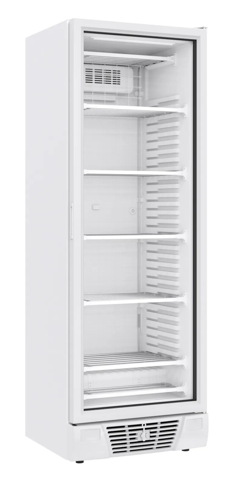 Witte Negatieve Koelkastkast - 1 Glazen Deur - 382 L