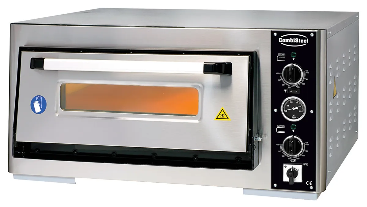 Pizzaoven met 1 Kamer - 6 Pizza's - 400 V