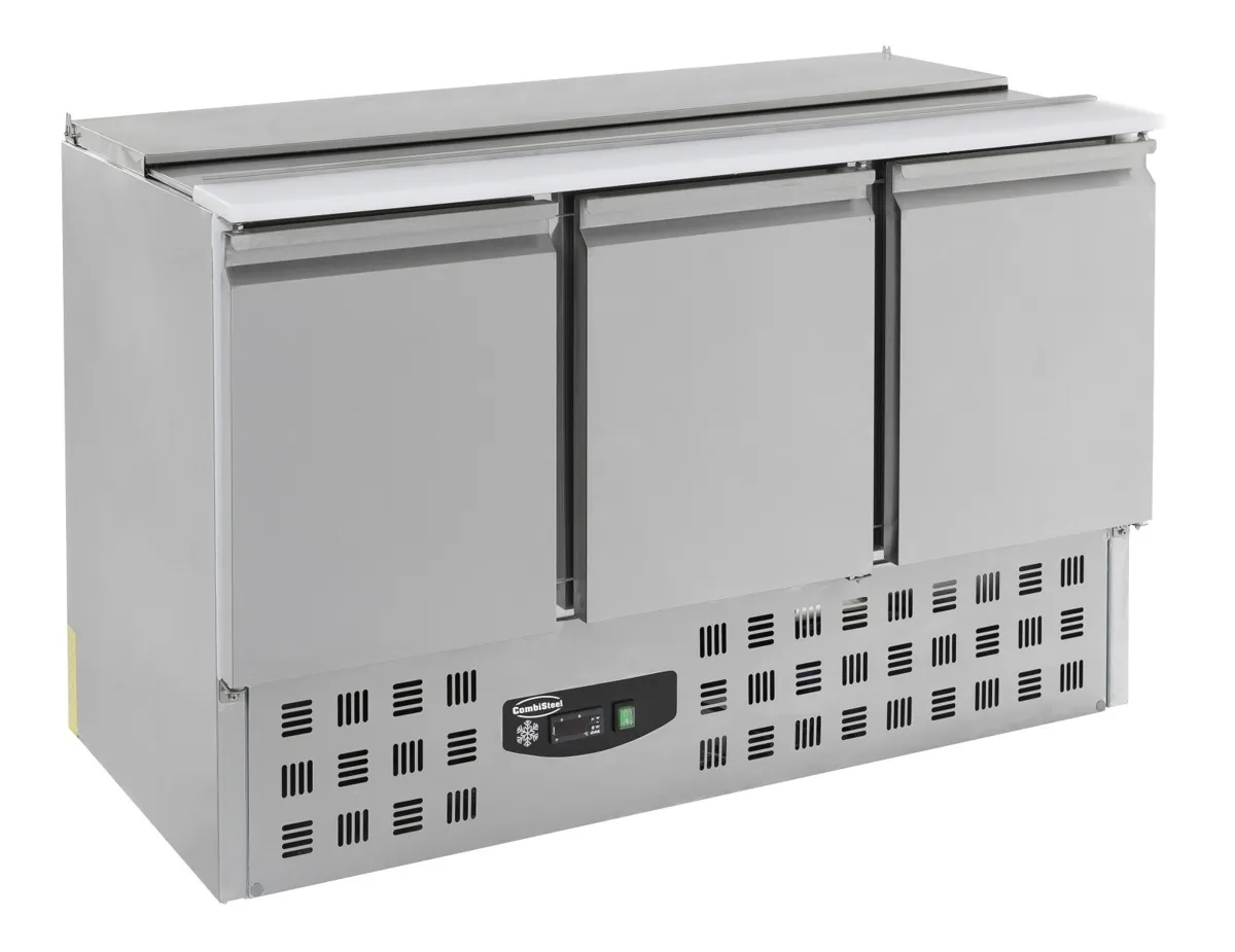 Gekoelde Saladette GN 1/1 - 3 Deuren - 368 L - 4 GN 1/1