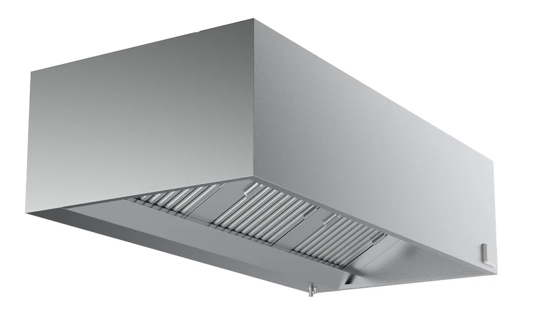 Volledige Kubieke Muurkap - 1200 mm - Met Motor, Led en Variator