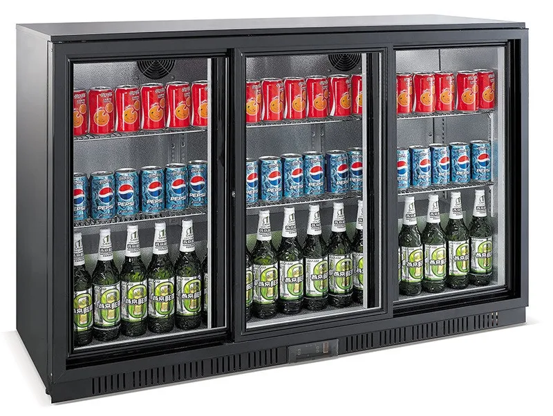 Achterbar Koelkast met 3 Schuifdeuren - 330 L