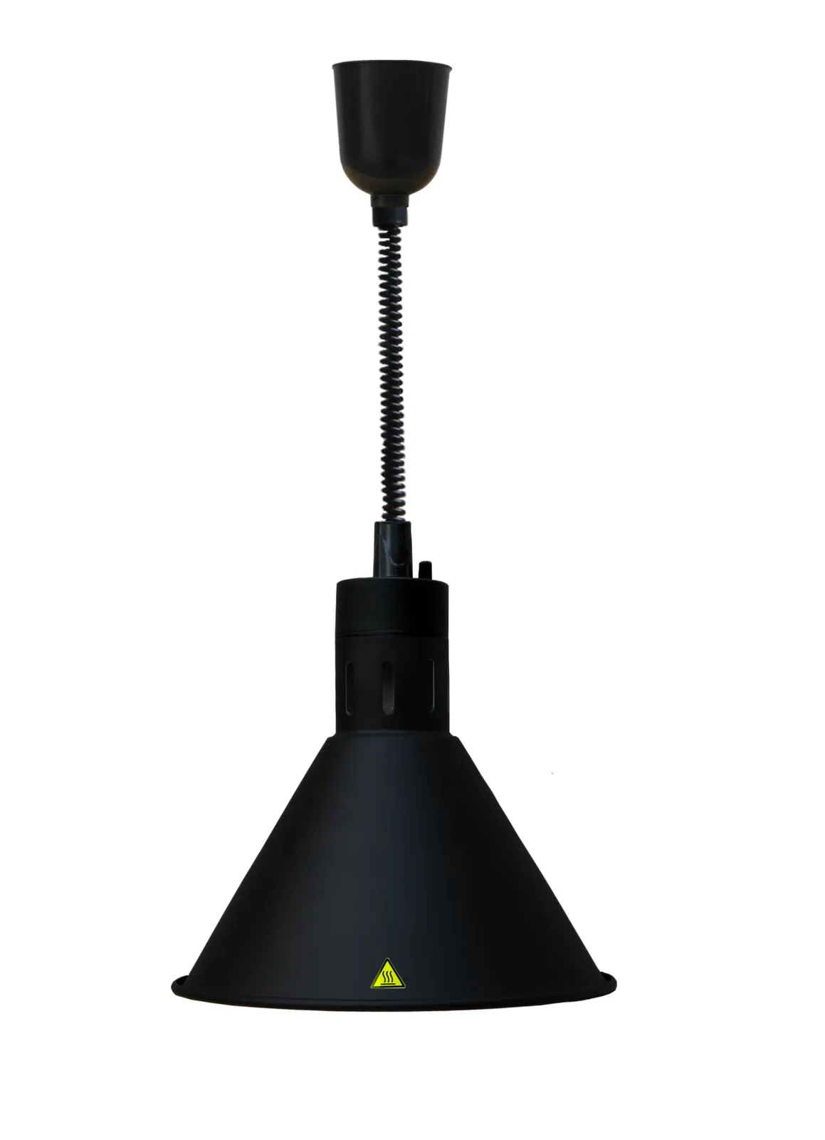 Conische Warmtelamp - Zwart