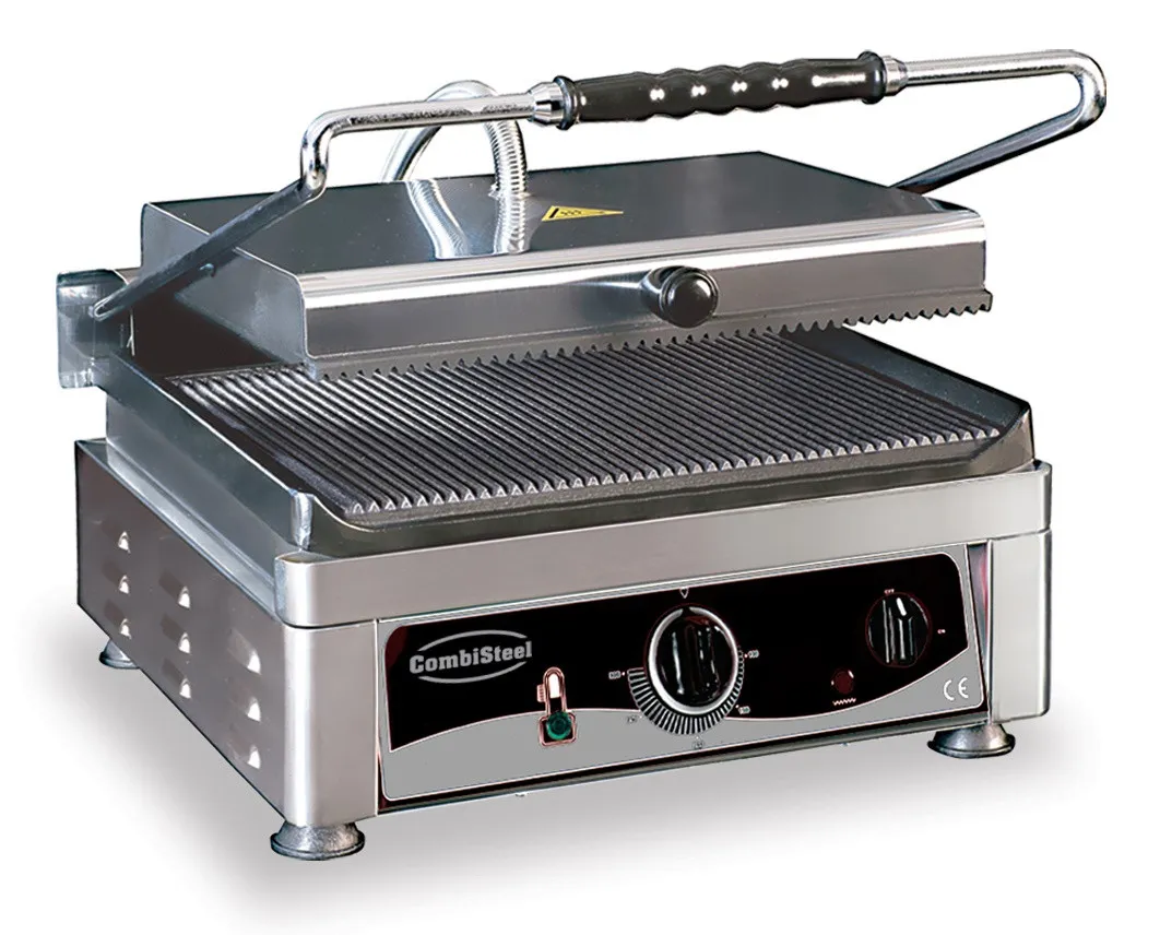 Grill Panini Eenvoudig - Geribbelde Platen