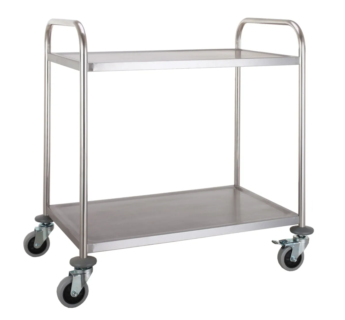 Demontabele RVS Trolley met 2 Niveaus