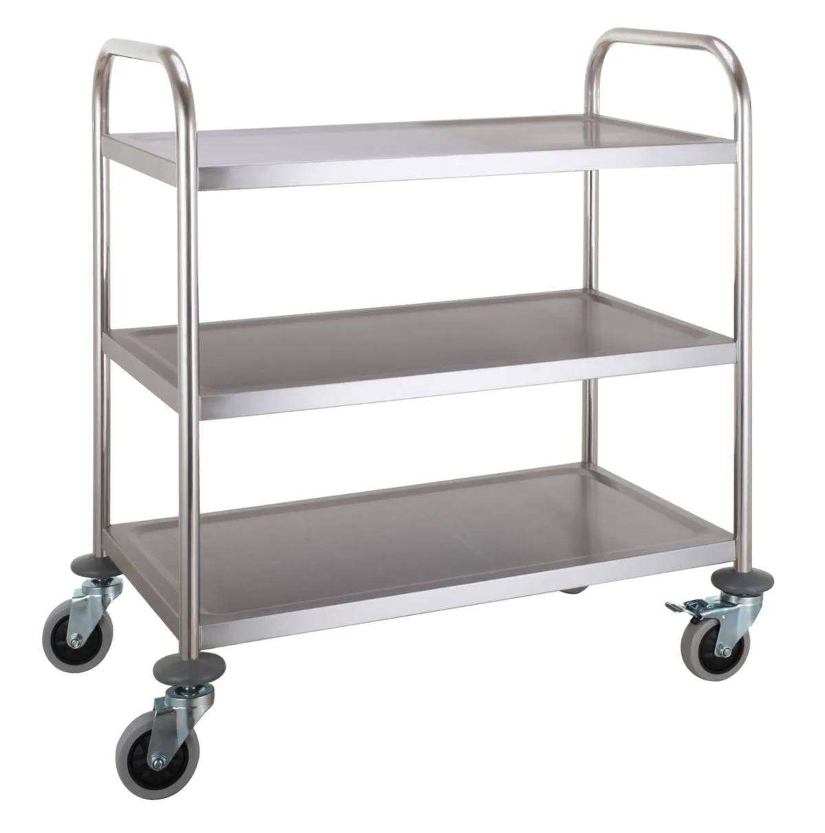 Demontabele RVS Trolley met 3 Niveaus