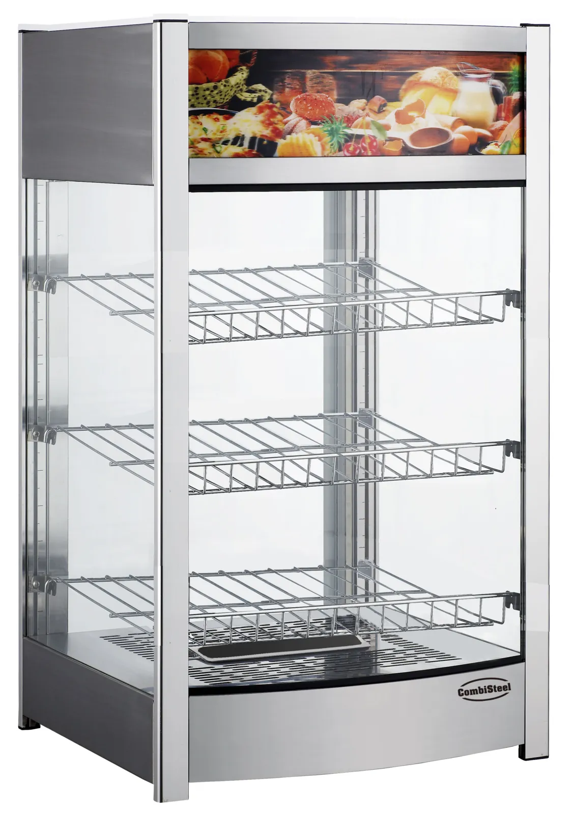 Verwarmde Vitrine om Neer te Zetten - 97 L