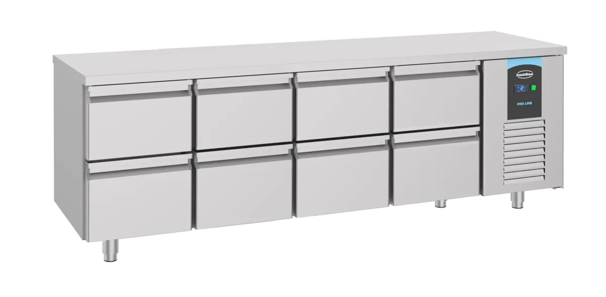 Positieve Koelwerkbank GN 1/1 met 8 Laden - 632 L