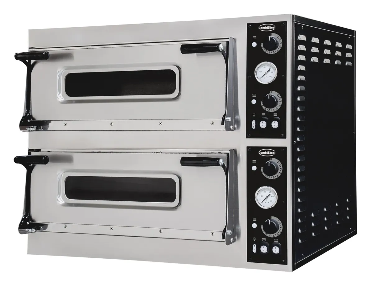 Pizzaoven met 2 Kamers - 2 x 6 Pizza's - 400 V