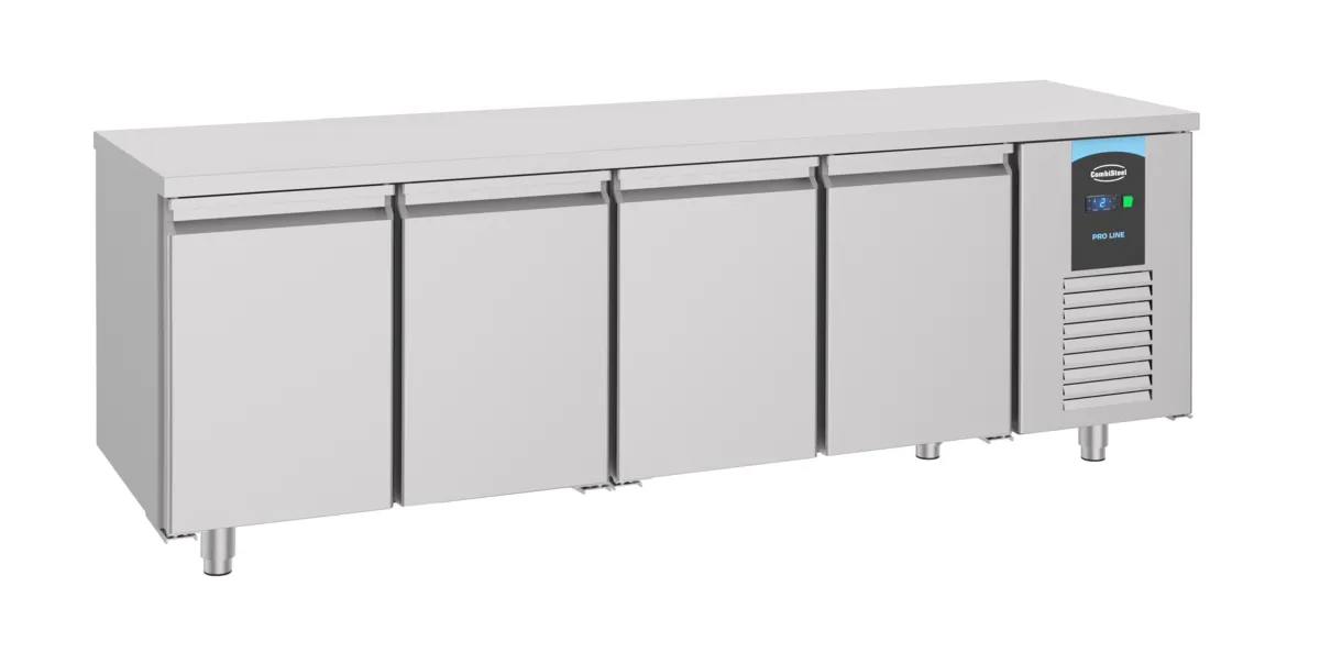 Positieve Koelwerkbank GN 1/1 met 4 Deuren - 632 L