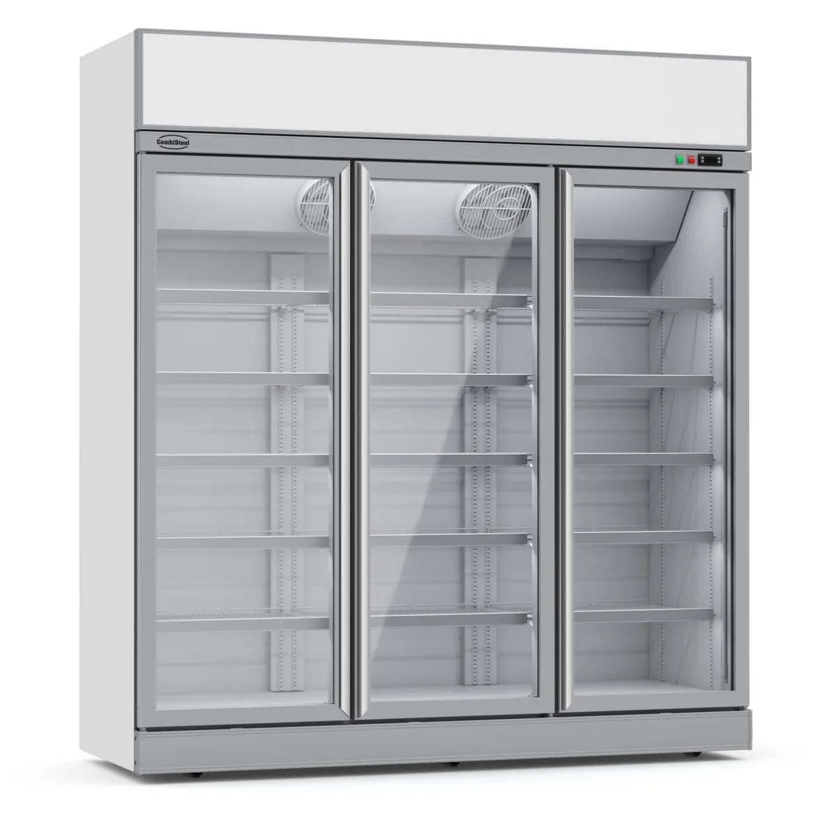 Positieve Koelvitrine met 3 Glazen Deuren - 1530 L