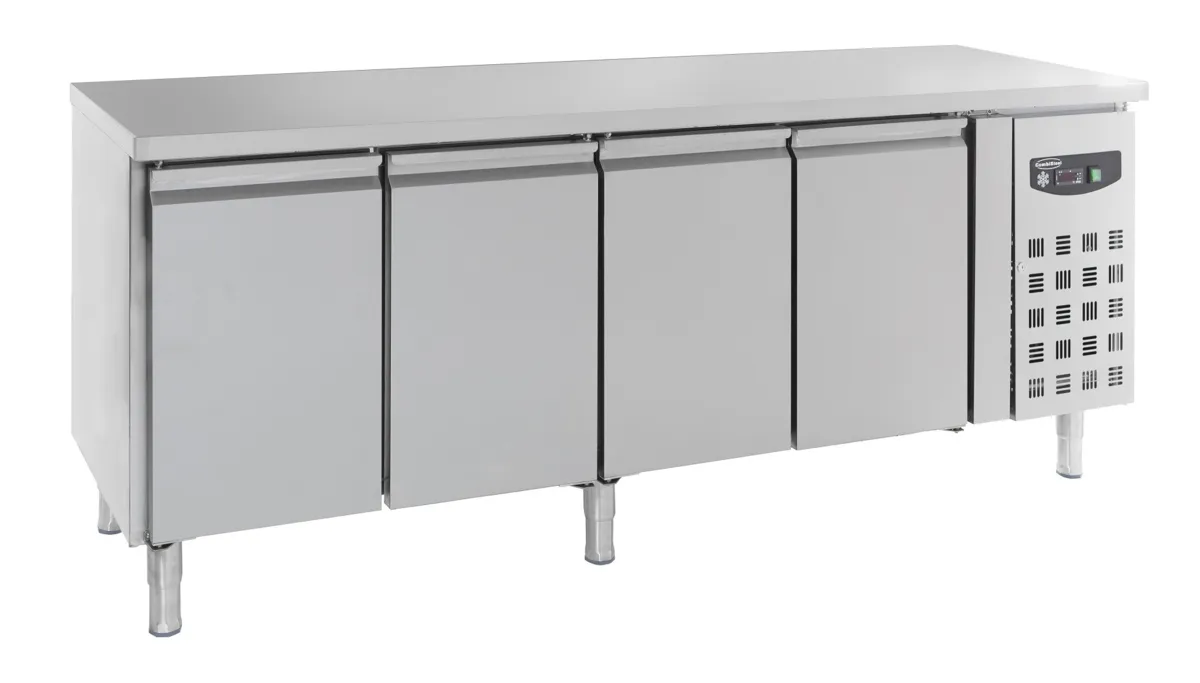 Positieve Koelwerkbank GN 1/1 met 4 Deuren - 553 L