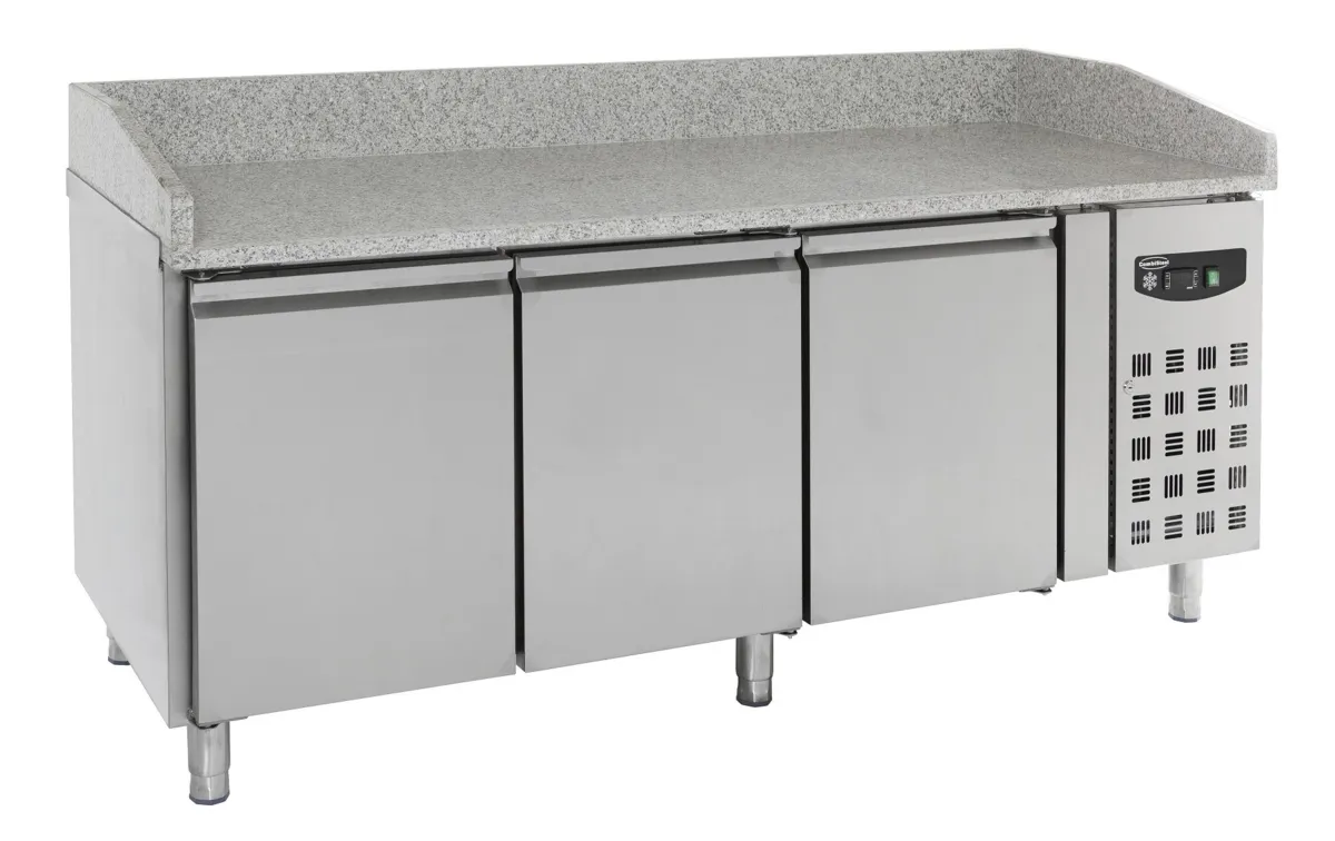 Gekoelde Pizzameubel met 3 Deuren - 580 L