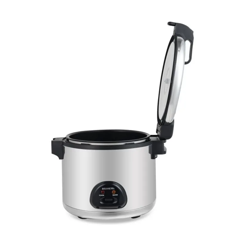 Professionele Rijstkoker 8 L 1950 W Inox, Warmhoudfunctie, Scharnierend Deksel, Horeca CHR