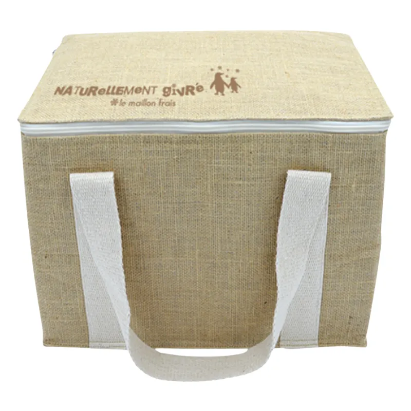 Isothermische Koelbox "Natuurlijk Bevroren" in Jute