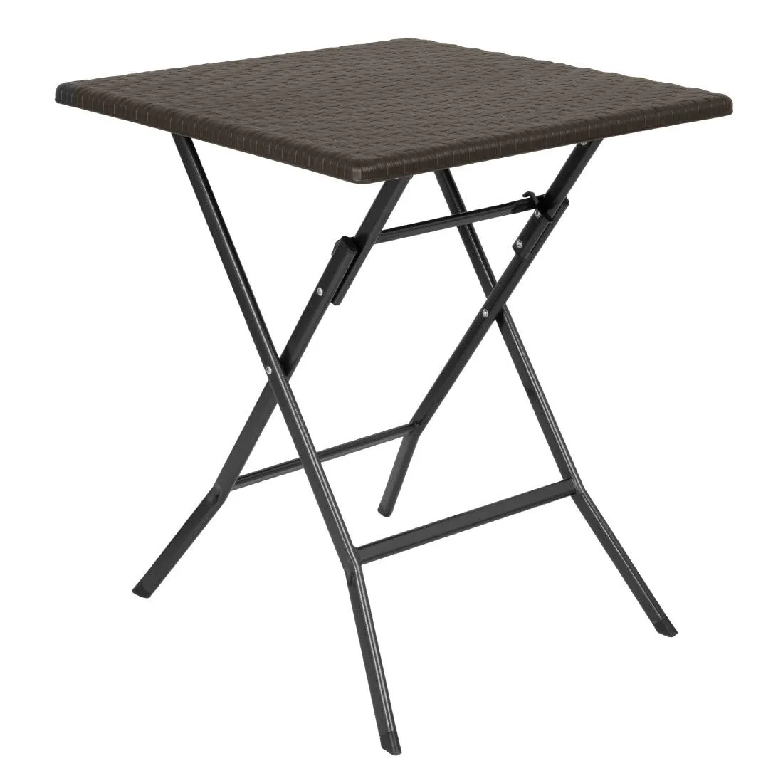 Bruine Vierkante Opvouwbare Tafel - 62 x 62 cm