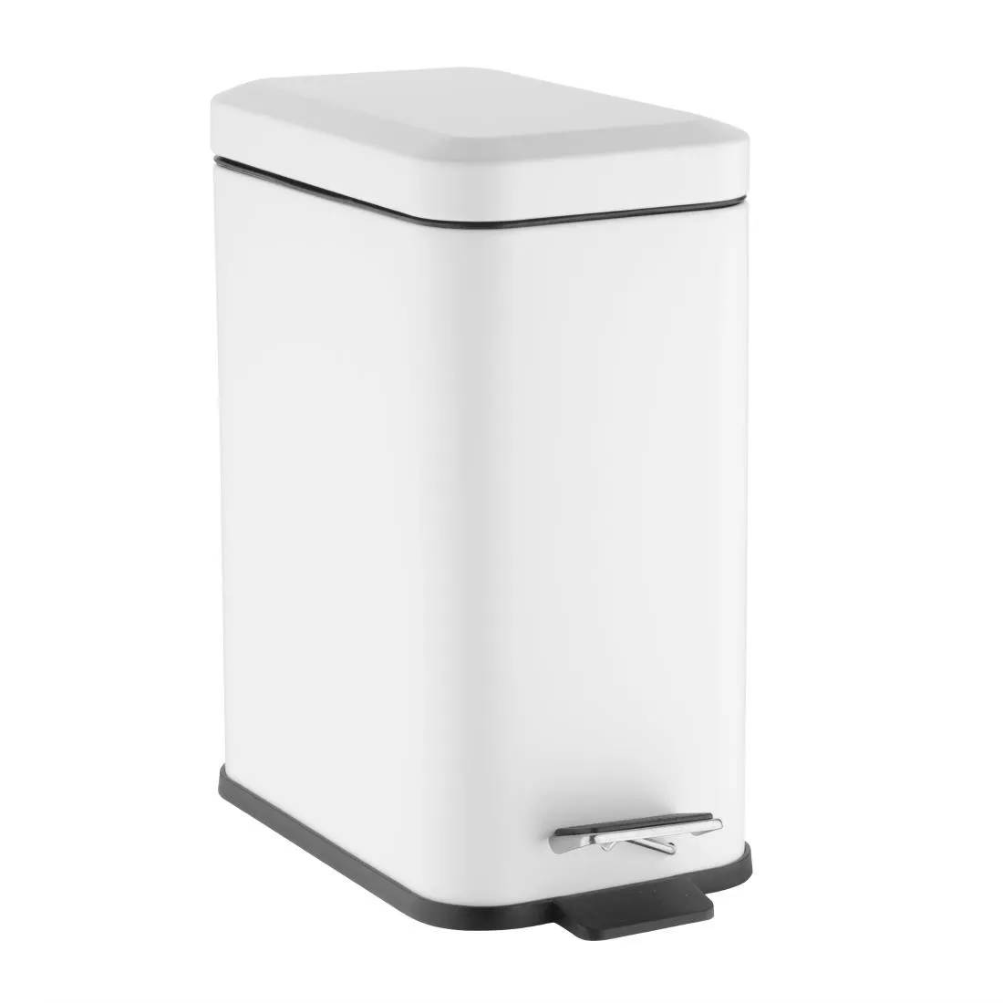 Slanke Witte Badkamer Prullenbak - 5 L