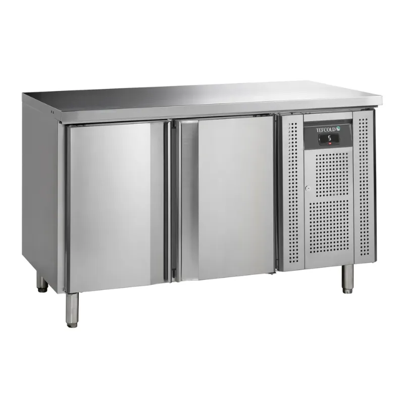 Roestvrijstalen Koelwerkbank - 2 Deuren - GN 1/1
