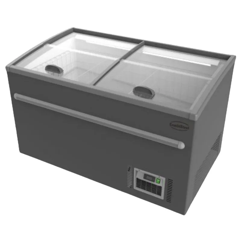 Grijze Kistvriezer voor Supermarkt - 530 L