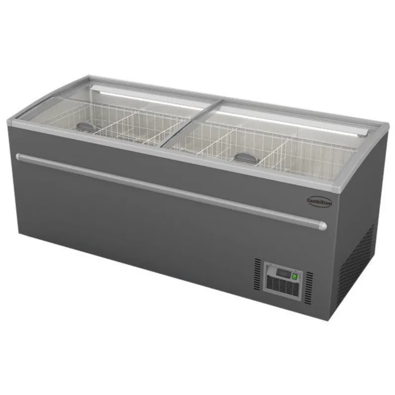 Grijze Kistvriezer voor Supermarkt - 850 L