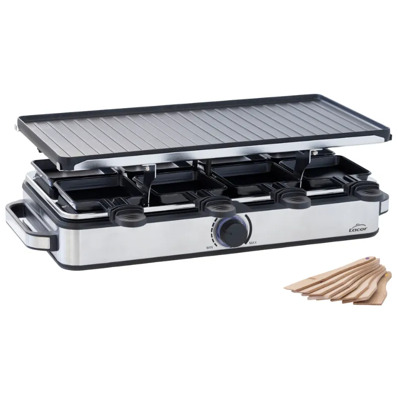 Raclette- en Grillapparaat - 8 Pannetjes