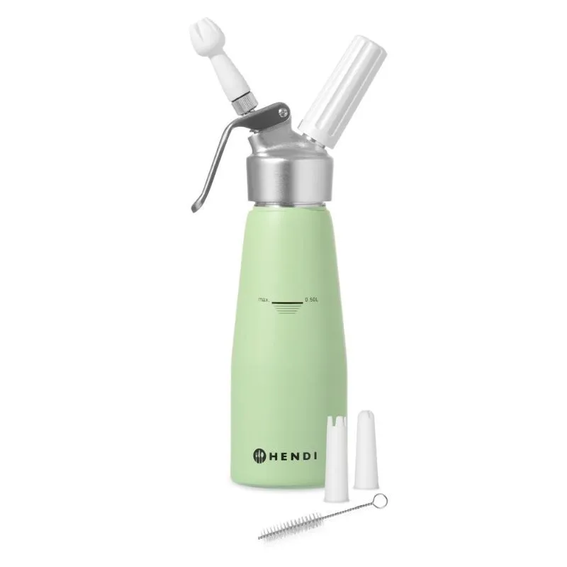 Groene slagroom sifon - 0,5 L