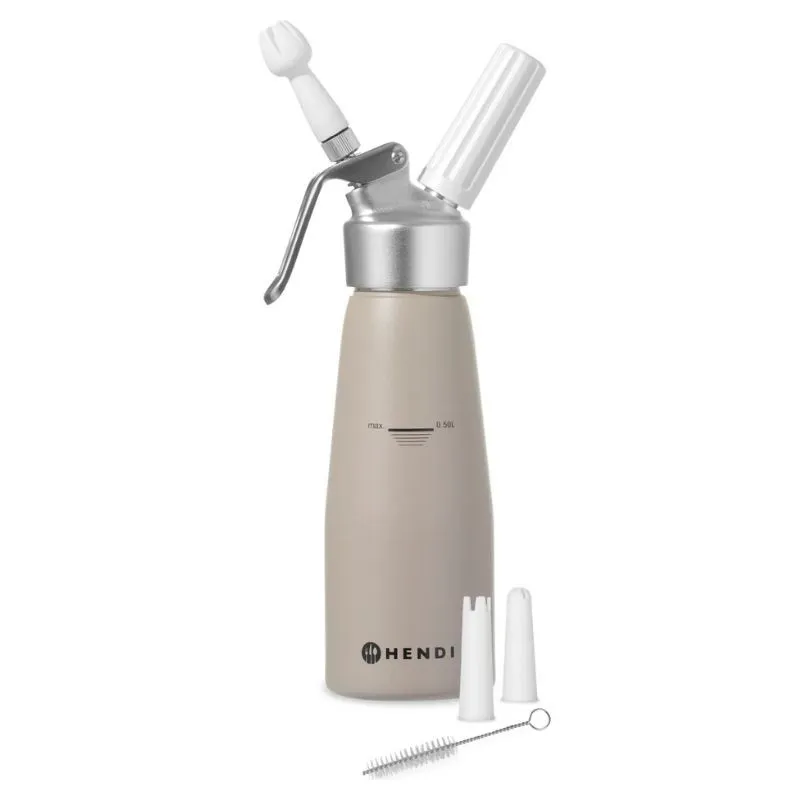 Sifon voor slagroom Taupe - 0,5 L