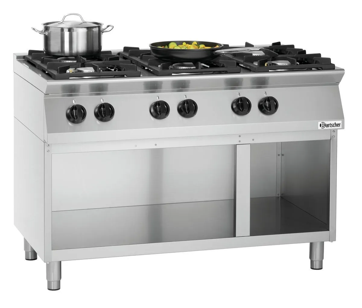 Gaskookplaat 6 Branders - Serie 700