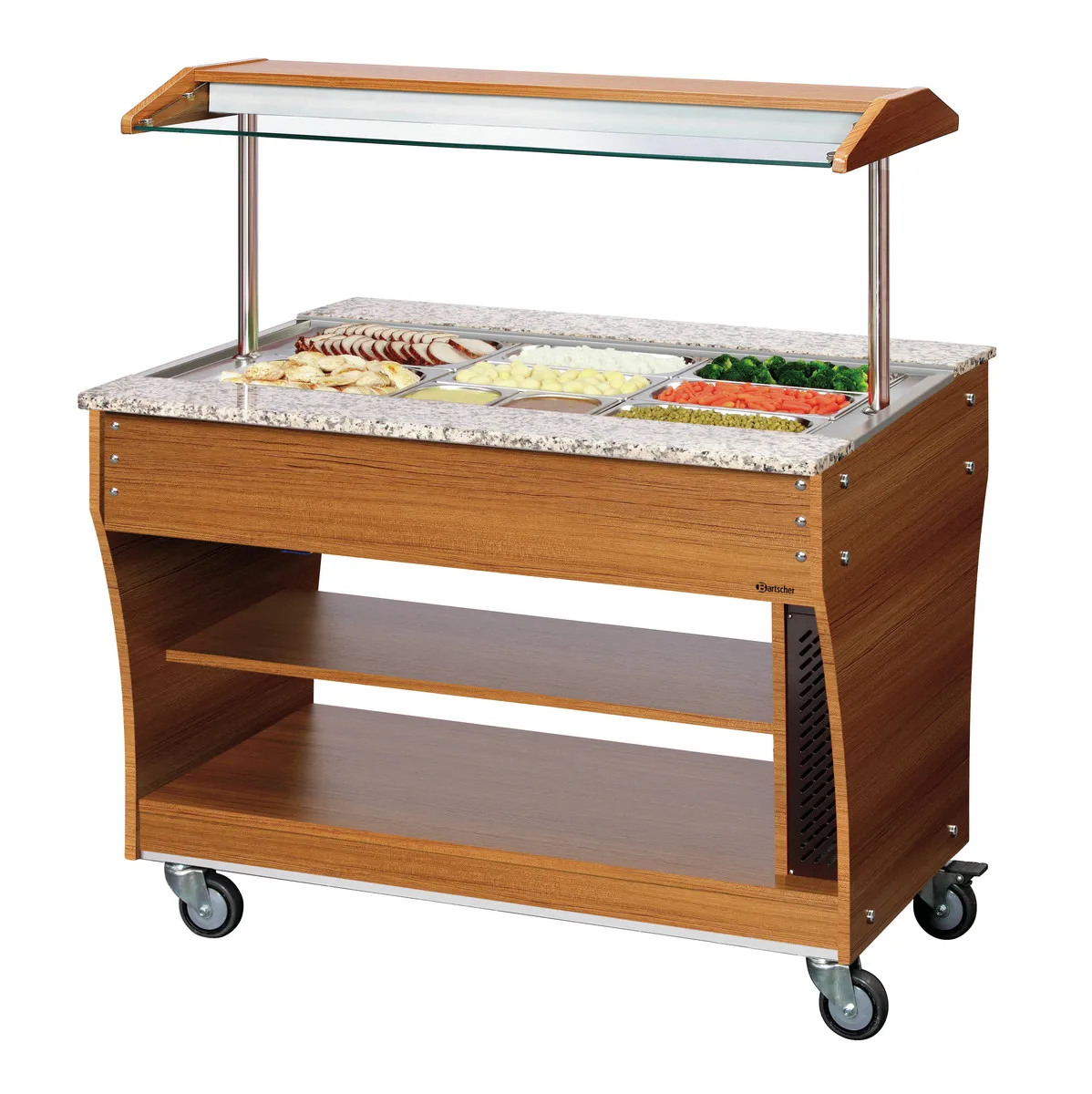 Warme buffetwagen - 3 x GN 1/1